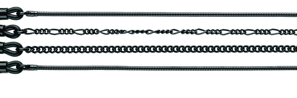 metal chains black