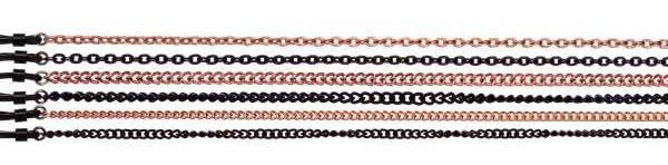 aluminium chains set black/brown