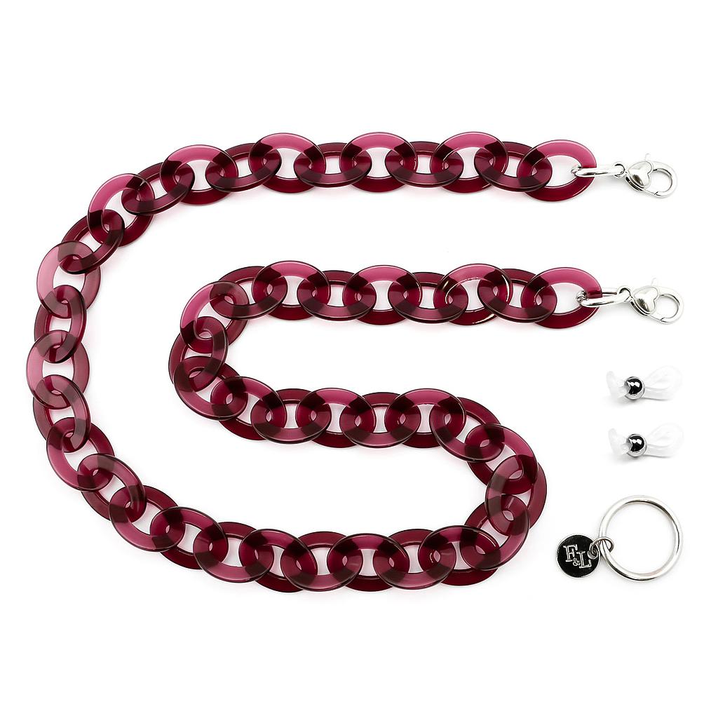 F&L acetate chain raspberry baret