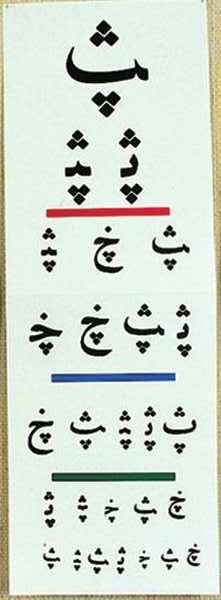 reading chart arabic letters