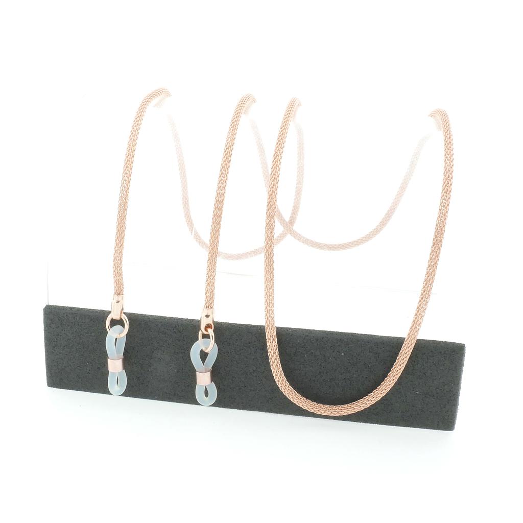 Milanese chain rose gold plated