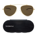 ThinOptics sun Aviator braun