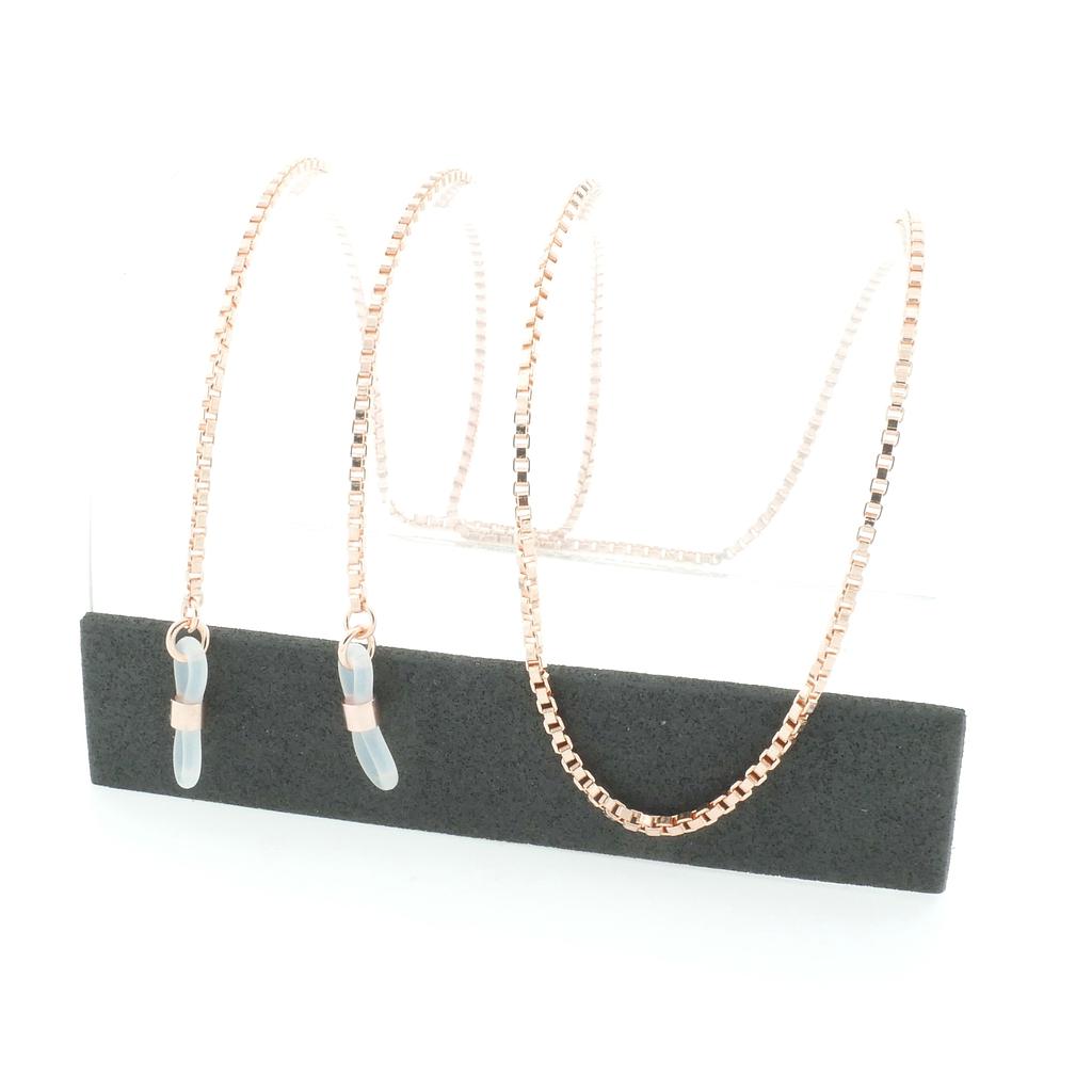 venetian chain rose gold plated