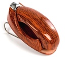 Visorclip walnut