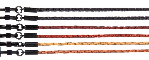 [kl1-6] braided leather cords