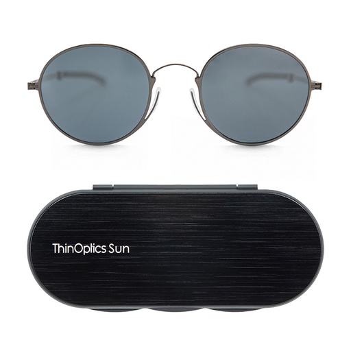 [th-srd02] ThinOptics sun round gray 