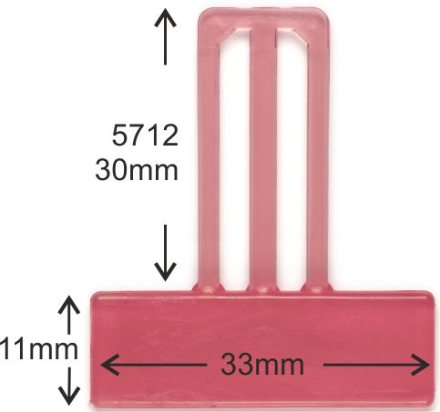 Preisschilder 5712/ 30mm 50 Stk. 