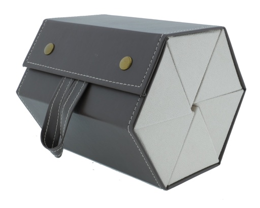 [566b] 6-Slot roll case brown