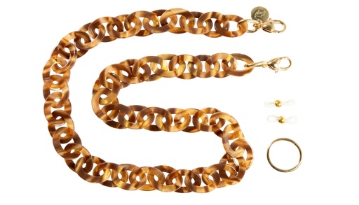 [FL50120] F&L acetate chain honeygold